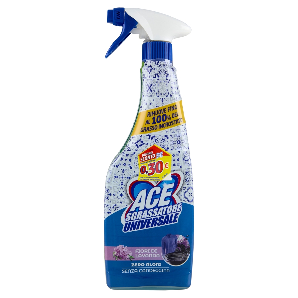 Ace Sgrassatore Universale Fiori di Lavanda Senza Candeggina 600 ml